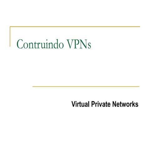 construindo _VPN para rede de computares