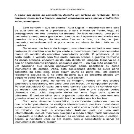 Construir um cartoon   instruções