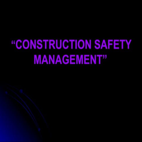 Const safety manag by prabhunath sharma