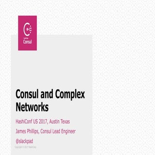 Consul and Complex Networks