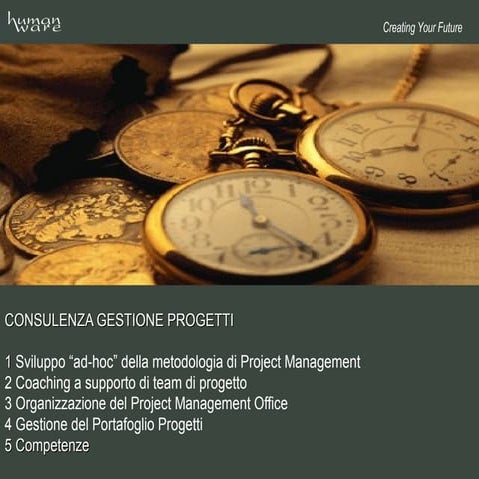 Consulenza gestione progetti