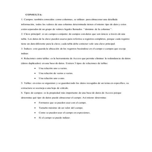 Conceptos básicos de ACCESS.