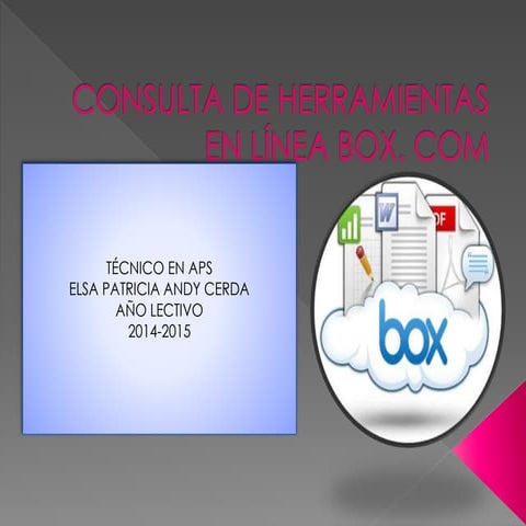 la herramientas en línea box.com
