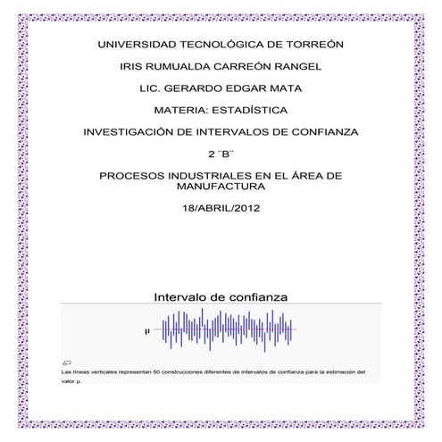 Consulta de intervalos de confianza
