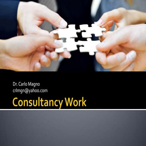 Consultancy work