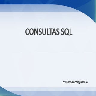 Consultas base de datos en SQL