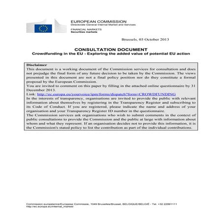 Consultation document en