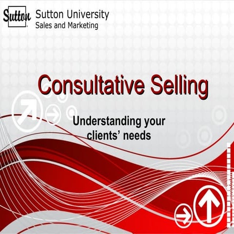 Consultative selling