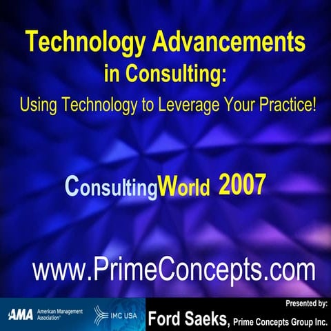 Consulting World Ford Saeks