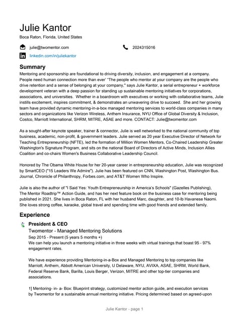 TAMID Questrom Final Case Study - Consultingresume Julie Silardkantor1 210113141826 Thumbnail 