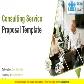 Consulting Service Proposal Template PowerPoint Presentation Slides