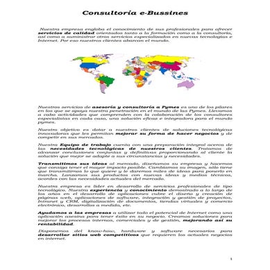 ConsultoríA En E Bussines