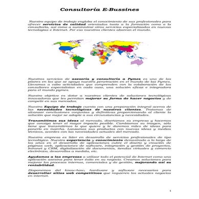 Asesoría en E-Bussines