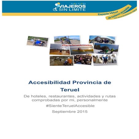 Guía de lugares accesibles de la Provincia de Teruel