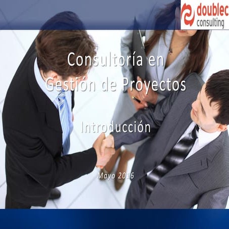 Consultoria en Gestiòn de Proyectos