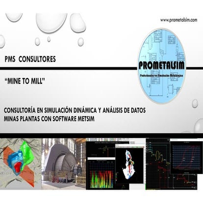 Consultorias  PROMETALSIM  "MINE TO MILL"  2019