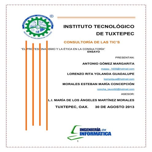 Consultoria una profecion