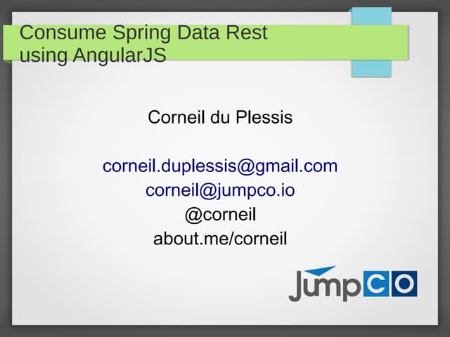 Consume Spring Data Rest with Angularjs