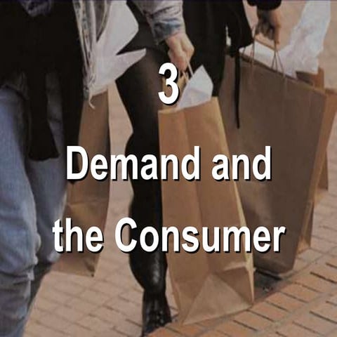 Demand Analysis: The consumer demand, Lw of demand | PPTX