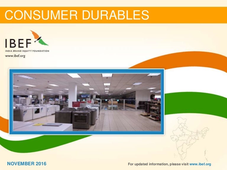 Dissertation report on consumer durables