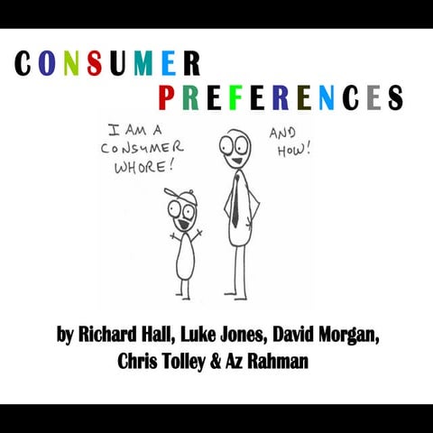 Consumer Preferences