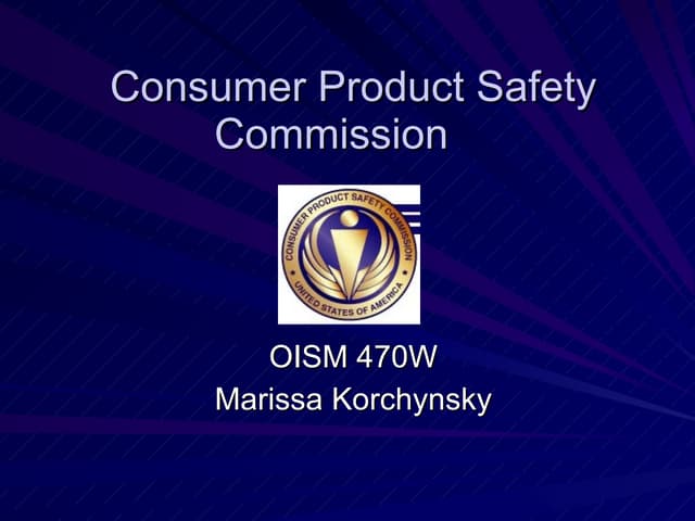 Consumer Product Safety Commission3