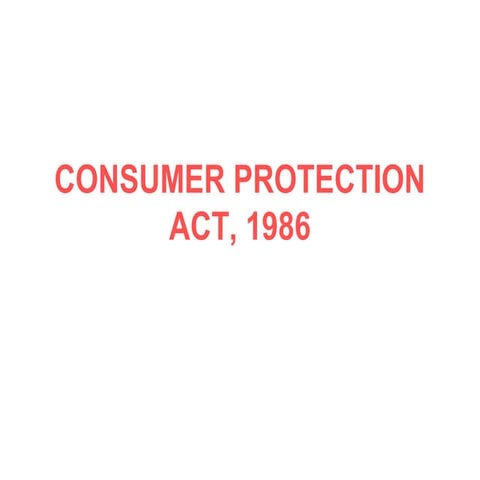 Consumer protection-act-86
