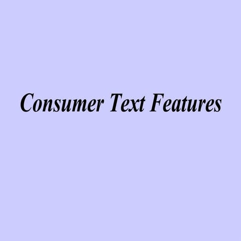 Consumer Text 08