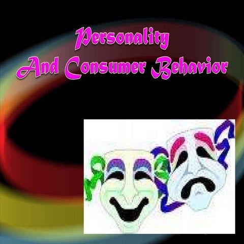 Consumer Behavior...Project 97 2003