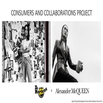 Consumer Behavior Final Project- Alexander McQueen & Doc Martens Collaboration