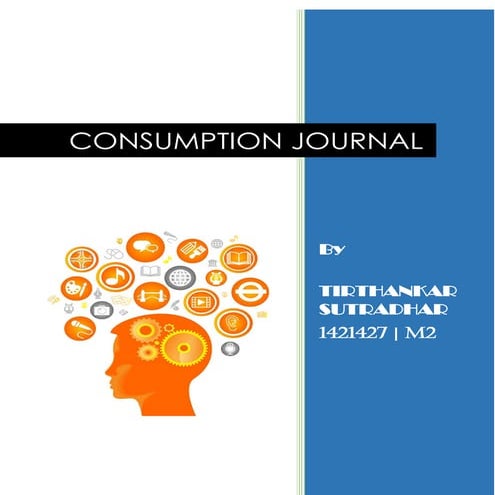 Consumer behavior journal