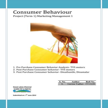 Consumer behaviour