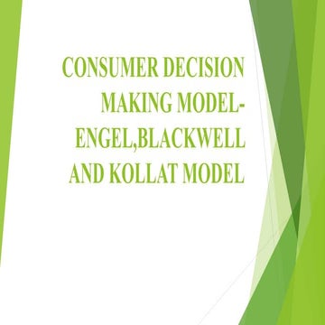Consumer behaviour