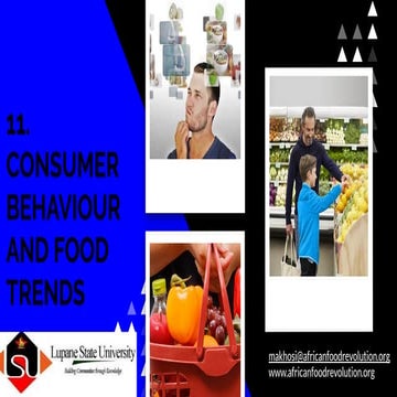Consumer behaviour and food trends | PDF