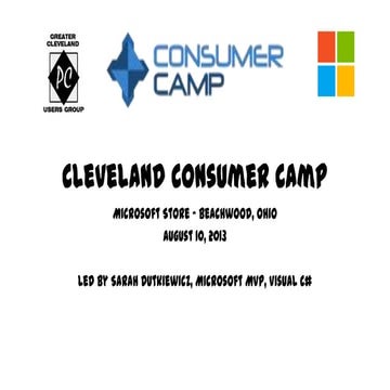 Consumer Camp - Featuring Surface, Xbox, SkyDrive, and Win Phone