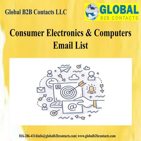 Consumer electronics &amp; computers email list