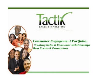 Consumer Enagement Portfolio Mar10