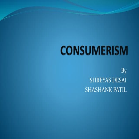 Consumerism