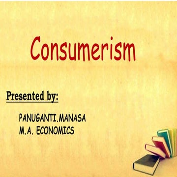 Consumerism