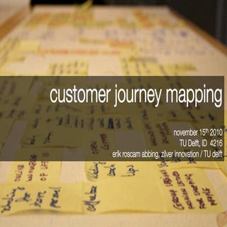 Customer journey mapping