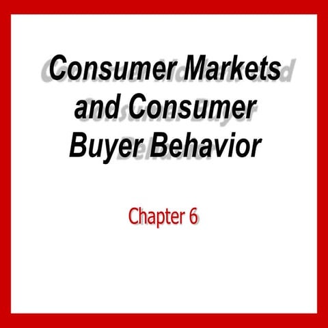 consumer markets and consumer buyer behavior.ppt