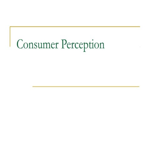 Consumer perception 05