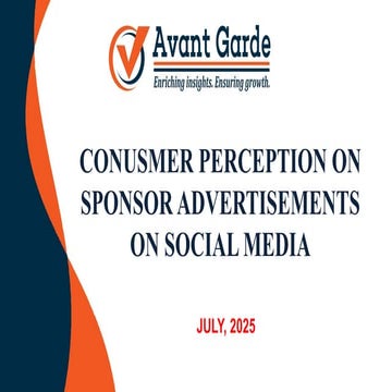 Consumer Perception on Sponsor Advertisements on Social Media