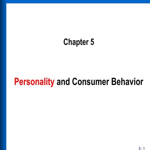 Consumer personality.ppt Hello this is ppt