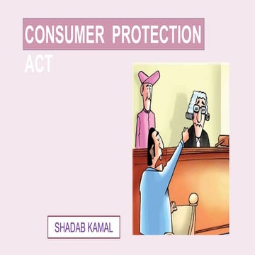 Consumer protection act