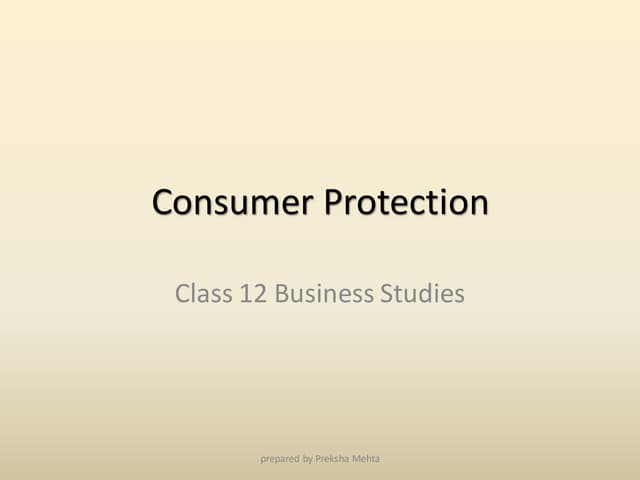 Consumer Protection Pdf Consumer Protection Pdf