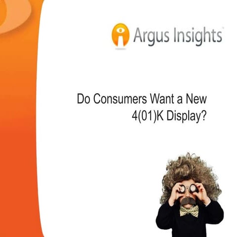 Do Consumers Want High Performance Displays?