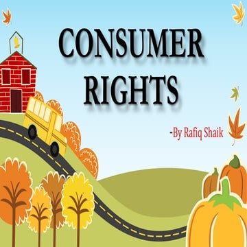 Consumer rights