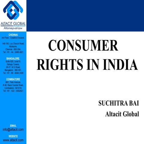 Consumer rights in india