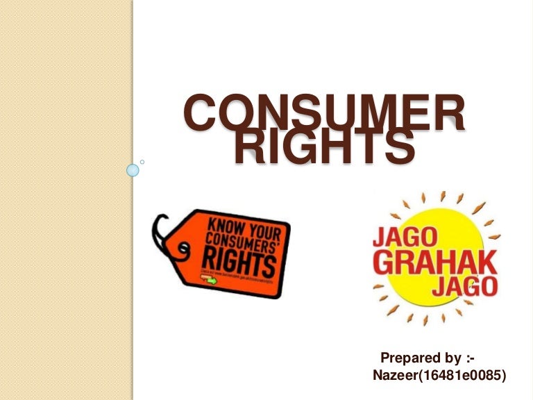 Consumer rights ppt
